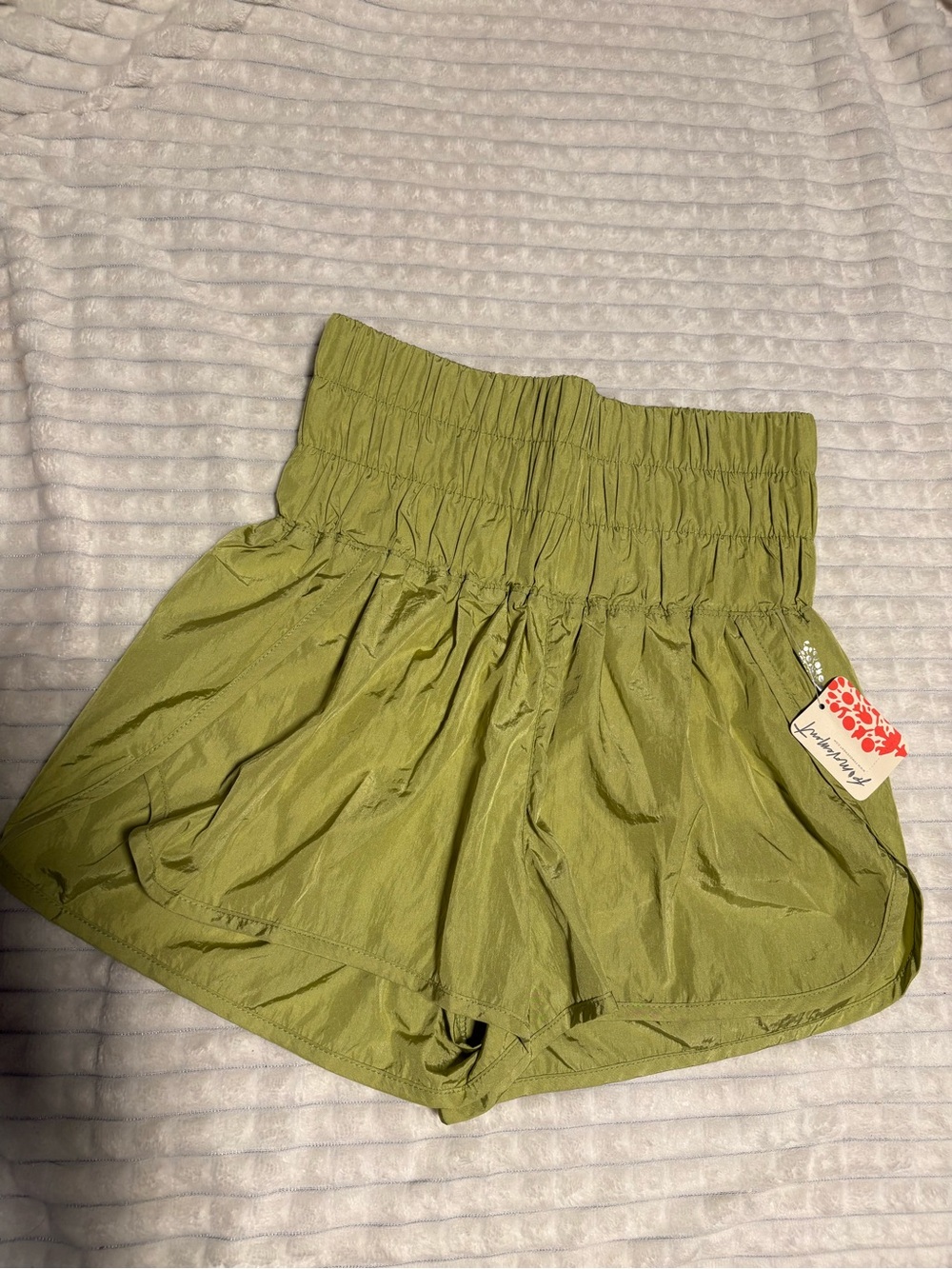 NWT Free People | High-Waist Olive Green Women's Shorts